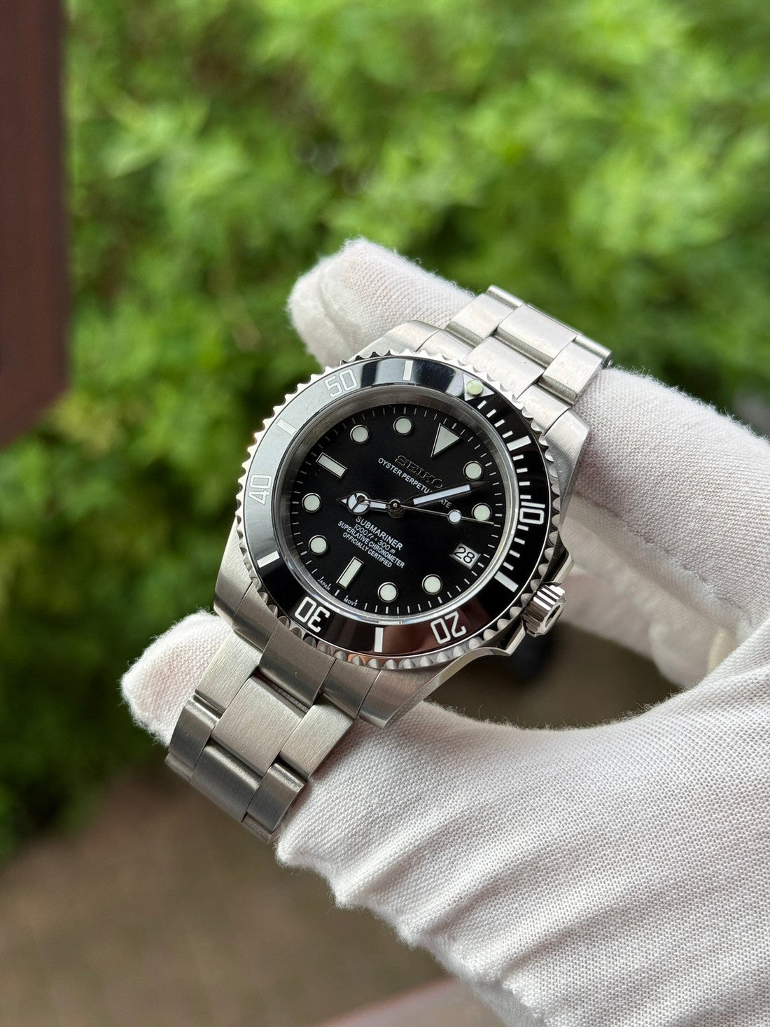 Submariner Homage Watches | Rosevari Watches Seiko mod
